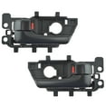 thumbnail image 2 of TRQ Black Texture Interior Inside Inner Door Handle Set Kit for 10-13 Kia Forte DHA34414, 2 of 4