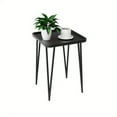 thumbnail image 3 of Square Metal End Table, Small Side Table for Living Room, Bedroom, Indoor/Outdoor Use, 3 of 13