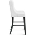 thumbnail image 3 of Modway Baronet Tufted Button Faux Leather Bar Stool in White, 3 of 7