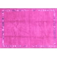 thumbnail image 1 of Ahgly Company Indoor Rectangle Abstract Pink Modern Area Rugs, 7' x 9', 1 of 4