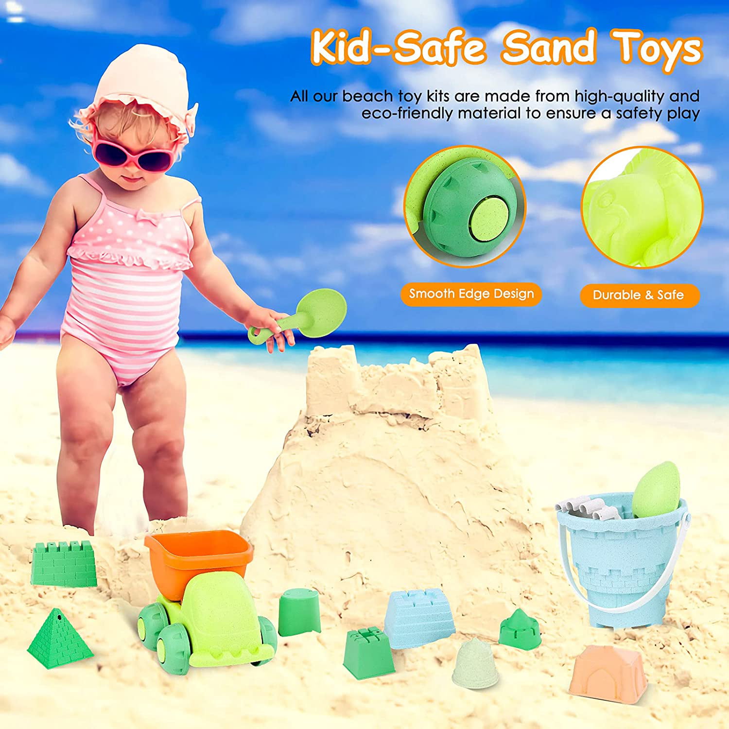 Toy Play Sand Best Quality Beach Sand Fresh Sea Sand Kids Summer Fun Outdoor 