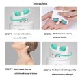 thumbnail image 3 of Cuello reafirmante antiarrugas doble rodillo tonificante crema de rejuvenecimiento blanqueamiento hidratante belleza cuidado de la piel suero Feliz Sencillez, 3 of 5
