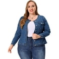 thumbnail image 1 of ChaqueVaqueManLarTalGrande PaMujer Azul Claro XL, 1 of 6