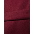 thumbnail image 4 of MAWCLOS Gilet de Costume pour Homme Gilet à Col en V Veste de Couleur Unie Gilets Mode Vacances Sans Manches Manteau Bordeaux TP, 4 of 7