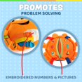 thumbnail image 4 of Juguetes con hebilla con forma de animal de peluche Barney Crab Montessori Learning, 4 of 5