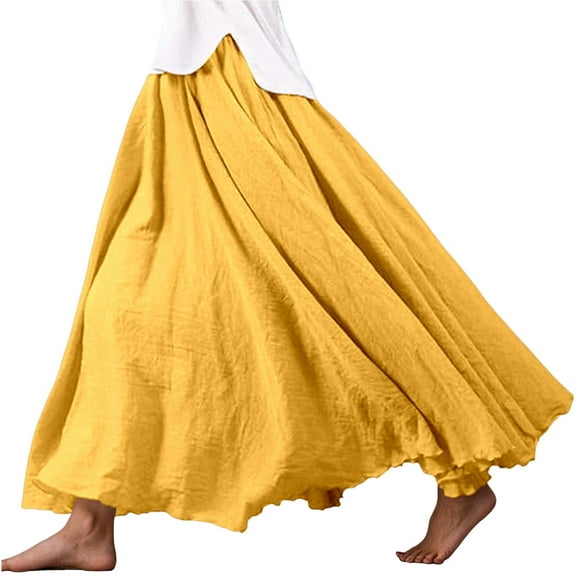 WENWU Women's Flowy Midi Skirt for Daily Wear and Party Versatile Styling Comfortable A Line Skirt with Elegant Design for All Seasons Leather Pleated Skirt Skirts for Women plus Size