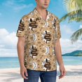 thumbnail image 5 of Goofa Snake And Flower Hawaiian Shirt for Men, Unisex Summer Beach Casual Short Sleeve Button Down Shirts,Aloha Tropical Floral print shirt-Small, 5 of 9