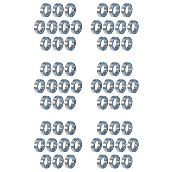 60PCS 6700- High Quality 6700 10X15X4mm Miniature Seal Deep Groove Ball Bearing,Blue