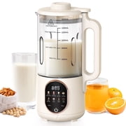 Luxmo 50oz Automatic Nut Milk Maker, Homemade Hot Soy Milk Almond Cow Maker Machine, 10-in-1 Plant-Based & Dairy-Free Beverage Oat Milk Maker with Delay Start, Keep Warm, Boil Water(1500ML)