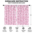 thumbnail image 2 of Blackout Kids Curtains,Pink and Pink Of Leopard Print Childrens Insulated Curtains Set Of 2,Bedroom Essentials,Toddler Room Decor 52"x84", 2 of 5
