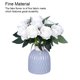thumbnail image 3 of Monstrate 10 piezas de tela de simulación de flores artificiales de larga duración para el hogar, sala de estar, fiesta, plantas decorativas de flores Flores artificiales blanco Monstrate HA084570-07, 3 of 6