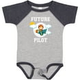 thumbnail image 3 of Inktastic Future Pilot Airplane for Boys Boys Baby Bodysuit, 3 of 5