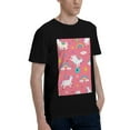 thumbnail image 2 of Bingfone Yoga Unicorn Men'S Loose Fit Short-Sleeve Pocket T-Shirt, 2 of 7