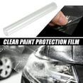 thumbnail image 2 of Unique Bargains Clear Vinyl Car Paint Protection Film Cover Decal Scratch Resistant Self Adhesive Sticker Universal 8'x39', 2 of 7