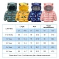 thumbnail image 3 of Baby Winter Jacket Coat Kids Ear Hooded Puffer Jacket Warm Padded Lightweight Boys Girls Outfits, 3 of 3