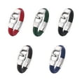 thumbnail image 4 of Pulseras Qarigey personalizable para hombres y mujeres significativo y memorable Ropa zapatos y accesorios Miscelánea verde, 4 of 6