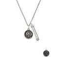 thumbnail image 2 of Delight Jewelry Silvertone Doctor Caduceus Seal - MD Silvertone Courage Strength Wisdom Honesty Bar Charm Necklace, 23", 2 of 4