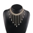 thumbnail image 1 of LYMAYTER Collier Femme Collier Collier de Soirée pour Femmes - Symétrique Ajouré, Luxe, 1 of 6