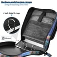 thumbnail image 4 of FORMRS Zipper Binder with Shoulder Strap 2-inch Ring 500 Sheet Capacity File Bag, Beautiful Floral Moon, 4 of 5