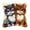 3074Cat, variant on Latch Hook Pillow Kits for Adults pillow,latch hook pillow kits,Cat Embroidery Creative Craft Home Decor Ideal for Learning Pillow Making 43×43cm/17*17in