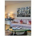 thumbnail image 3 of "Touched by Gold II" Painting Print on Wrapped Canvas, 3 of 7