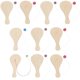 thumbnail image 1 of 10pcs Wooden Kid's Art Painting Paddle DIY Kids Children Art Doodle Paddle Ball, 1 of 4