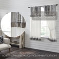 thumbnail image 3 of VHC Brands, Sawyer Mill Panel with Attached Patchwork Valance, 63x36, Set of 2, 3 of 6