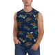 thumbnail image 1 of Balery Sea Turtles Swimming Camisetas sin mangas para hombre, absorbe la humedad y protege contra el mal olor.-X-Large, 1 of 7