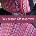 thumbnail image 4 of Kenally 4 unidades/juego de funda de asiento de tela ajustable Universal, Protector de reposacabezas y transpirable, actualización Ventana automotriz, 4 of 6