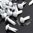 thumbnail image 2 of 200x Mini Brads Paper Fasteners Round Decorative Supplies Split Metal Pastel Iron Decoration for Scrapbook Arts Crafts, 2 of 8