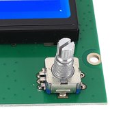 3D Printer LCD Display Screen 12864 Blue Control Panel with Ribbon Cable for 3S 3X 3D Printer Easy Installation