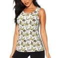 thumbnail image 1 of Fotbe Wild West Western Blusas Sin Mangas para Mujer – Estilo Casual, Corte Suelto, Slim-Fit, Cuello Redondo Deportivo, Tops de Verano para Gimnasio y Yoga-X-Large, 1 of 7
