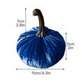 thumbnail image 2 of AMERTEER  1pcs Simulation Pumpkin Mini Velvet Pumpkins For Fall Halloween Thanksgiving Festival Decor With Exquisite Craftsmanship, 2 of 16