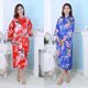 thumbnail image 2 of Camisón tipo cárdigan largo de verano para mujer, de seda helada, con estampado de pavo real, tipo kimono, de seda morera fina y mediana, 2 of 5