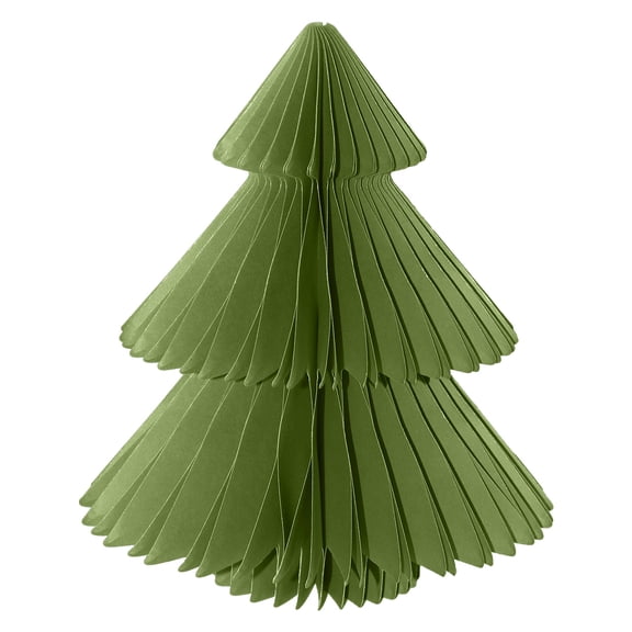 Briarwood Lane Christmas Honeycomb Paper Decor 4.75x3 Green Tree Honeycomb - Small Magnetic For Christmas Honeycomb Paper Decor Party Centerpiece Decoration