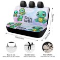 thumbnail image 2 of Bebé Tortuga-theme Car Rear Seat Covers Back Elastic Flexible Car Seat Covers Decorative Fits Most Cars 120x59x76cm, 2 of 6