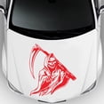 thumbnail image 5 of Grim Reaper Scythe Car Sticker Universal Adhesive Car Sticker Car Decorative Sticker, 5 of 5