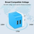 thumbnail image 6 of Type C Charger Block,HopePow Android Charger with 2PACK Type C Cable 6ft Dual Port Usb Wall Charger Adapter Plug Brick Super Fast Charging Phone Charger Block for Samsung Charger Type C,Blue, 6 of 10