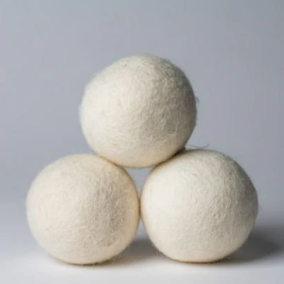 Wool Dryer Balls -Reusable - Made in The USA, No Plastic, No Rubber, All Natural Better Than Dryer Sheets, Fabric Softener