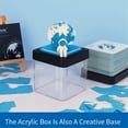 thumbnail image 6 of SQDWYGUO 3D Memo Pad Calendar 2025,3D Magic Castle Weekly Calendar Notepad with Light&Holder,Time Piece Desk Calendar Memo Pad DIY Decoration Gift,Blue Earth,3.85" x 3.85"x 3.34", 6 of 8