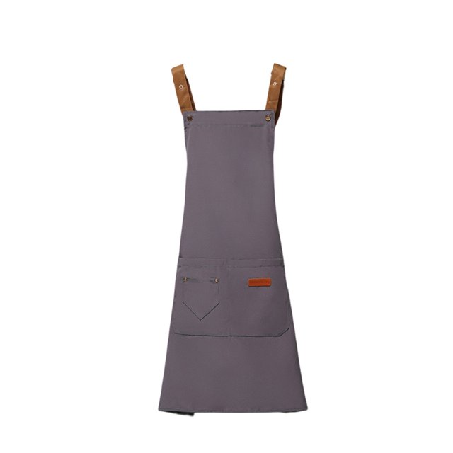 CSChome Tablier de Chef Ajustable Imperméable Tablier de Cuisine – Grande Couverture en Toile de Protection avec Poches