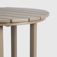 thumbnail image 3 of WestinTrends Outdoor 37" Counter Height HDPE Outdoo Bistro Bar Table, Weathered Wood, 3 of 7