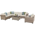 thumbnail image 1 of Hampton 8 Piece Outdoor Wicker Patio Furniture Set 08b, 1 of 7