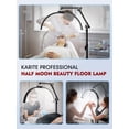 thumbnail image 2 of Lámpara de pie Karite Half Moon LED para Lash Tech 146-205 cm 3000-6500 K, 2 of 7