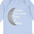 thumbnail image 4 of Inktastic I Love You to the Moon & Back. Boys or Girls Long Sleeve Baby Bodysuit, 4 of 5
