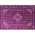 thumbnail image 1 of Ahgly Company Indoor Rectangle Persian Purple Traditional Area Rugs, 6' x 9', 1 of 4