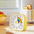 thumbnail image 4 of Infpokid Temporizador Visual Para Niños Con Función De Pausa Lindo Temporizador Silencioso Con Arco Iris Para Aula Enseñanza Tarea Cocina 60 Minutos Cuenta Regresiva Gestión Del Tiempo Para Tdah (Arco, 4 of 6