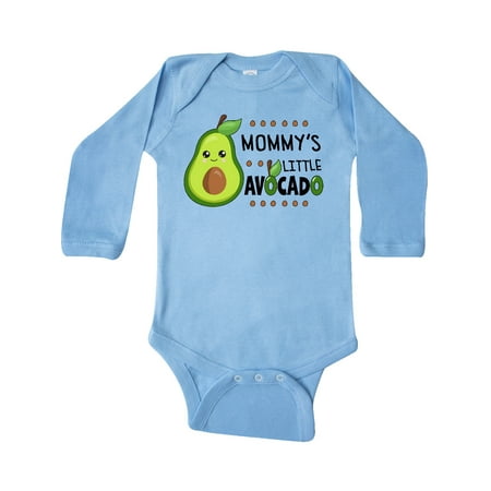 

Inktastic Mommy s Little Avocado with Cute Baby Avocado Gift Baby Boy or Baby Girl Long Sleeve Bodysuit