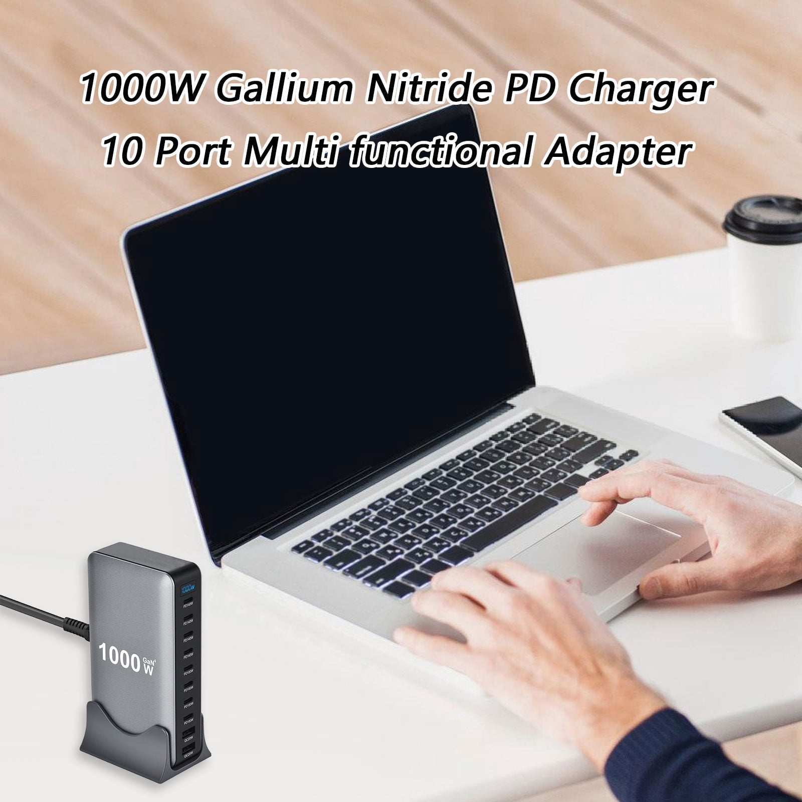 Highly speed 1000W Charging 10Port Compactly Charging Hubs Wide Device Compatibility Durability ABS Build Long Last
