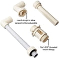 thumbnail image 3 of EcoNesxp 5" Underground and Aboveground Backflow Nozzles Waterfall Fountain Sprinklers Suitable for Most Sizes Inch Underground and Aboveground Backflow Nozzles, 3 of 4